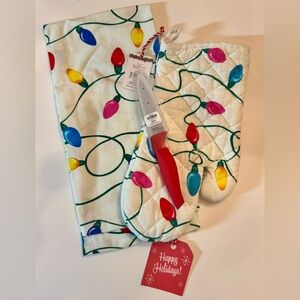 Sur La Table Festive Cotton Towel Set